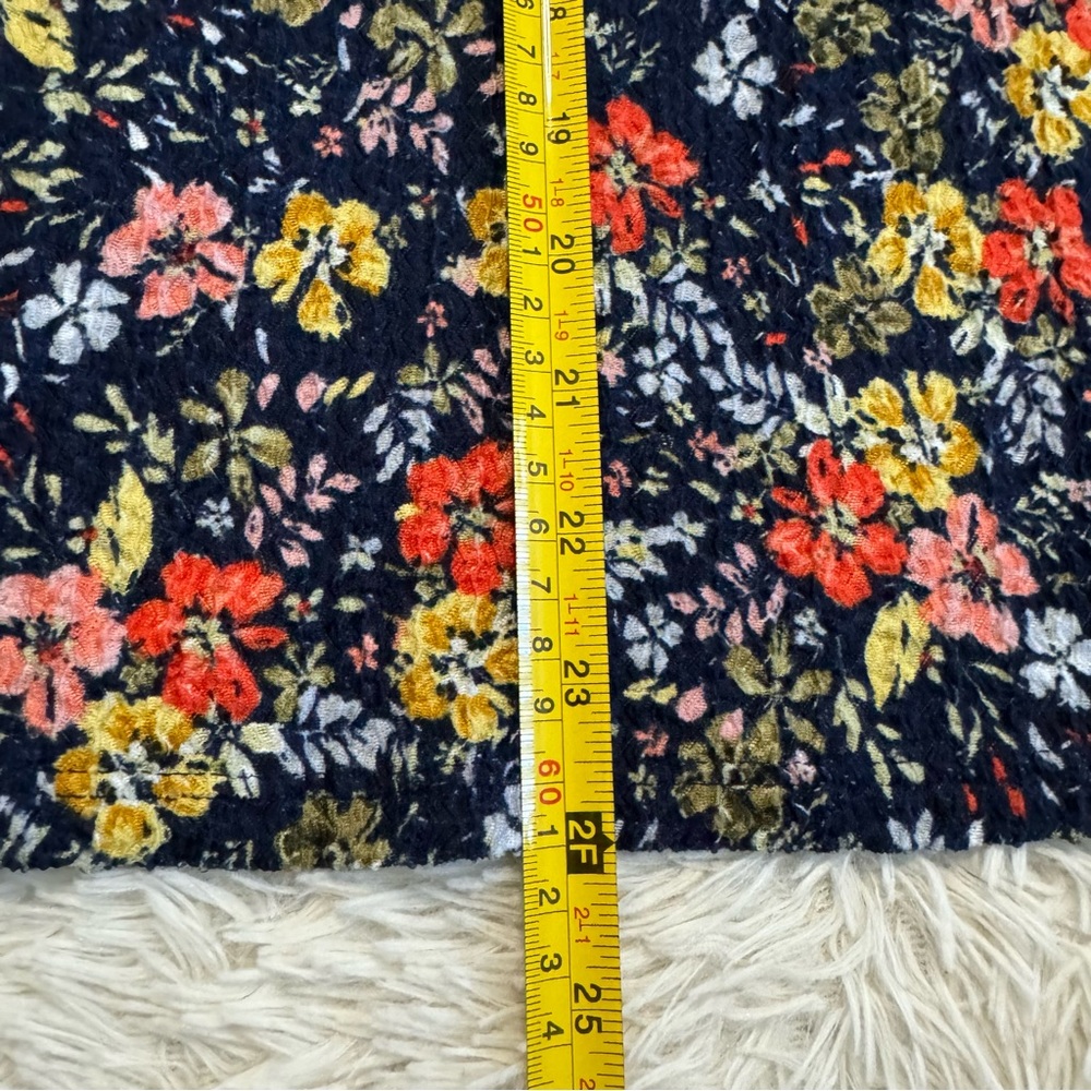 LOFT medium floral long sleeve knit blouse - Picture 6 of 8